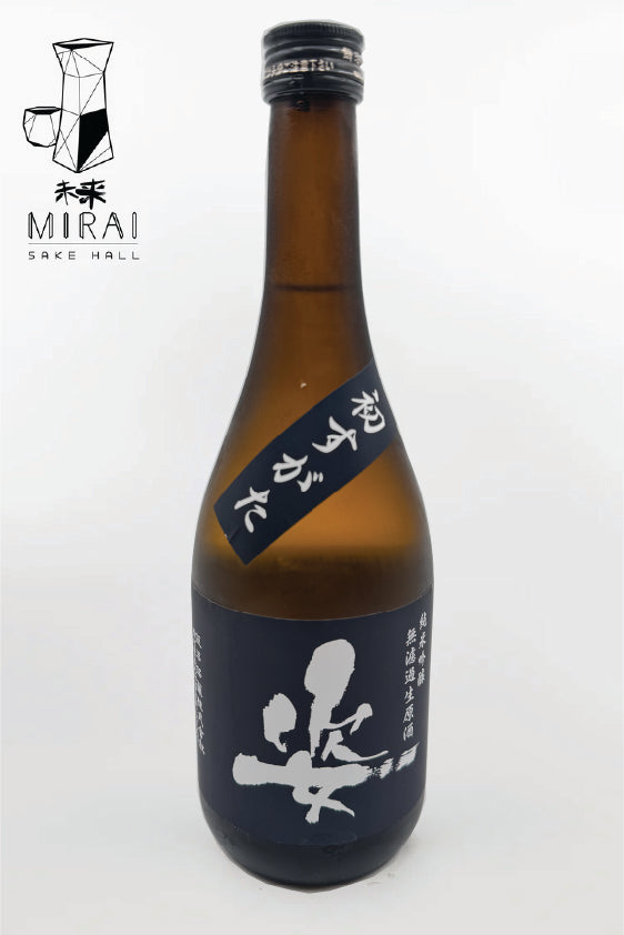 Sugata Junmai Ginjo Muroka Nama Genshu Gohyakumangoku Hatsu Sugata 姿 純米吟醸 無濾過生原酒 五百万石 初すがた 720ml